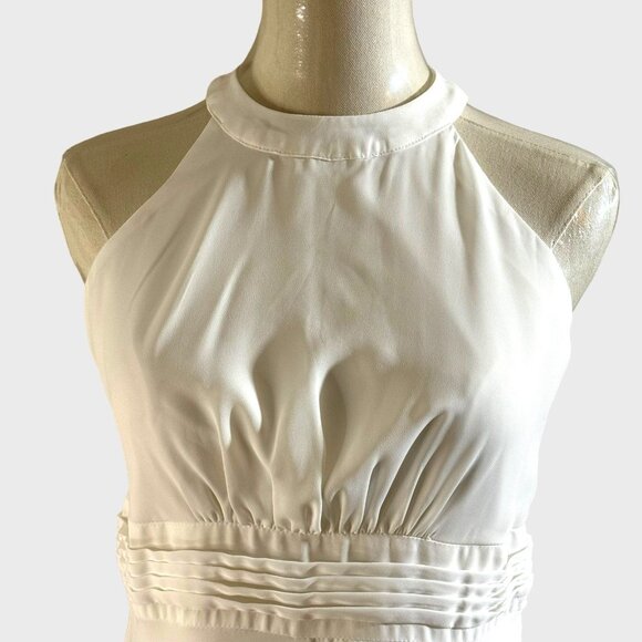 Fisoew Women's Halter‎ Neck, Dresses Summer Sleeveless A Line Layered Medium - Picture 3 of 9